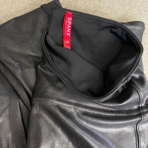 SPANX Shiny Black Leggings